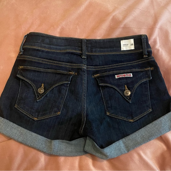 Hudson Dark Wash Denim Shorts Size 25 - Picture 4 of 5
